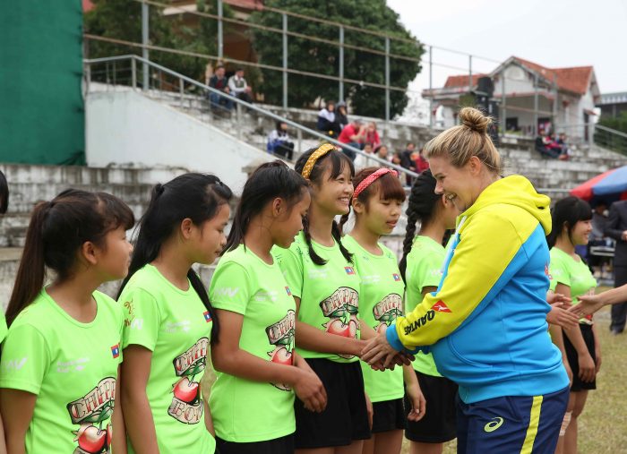 Rugby star Nicole Beck inspires a new generation of women in Vietnam