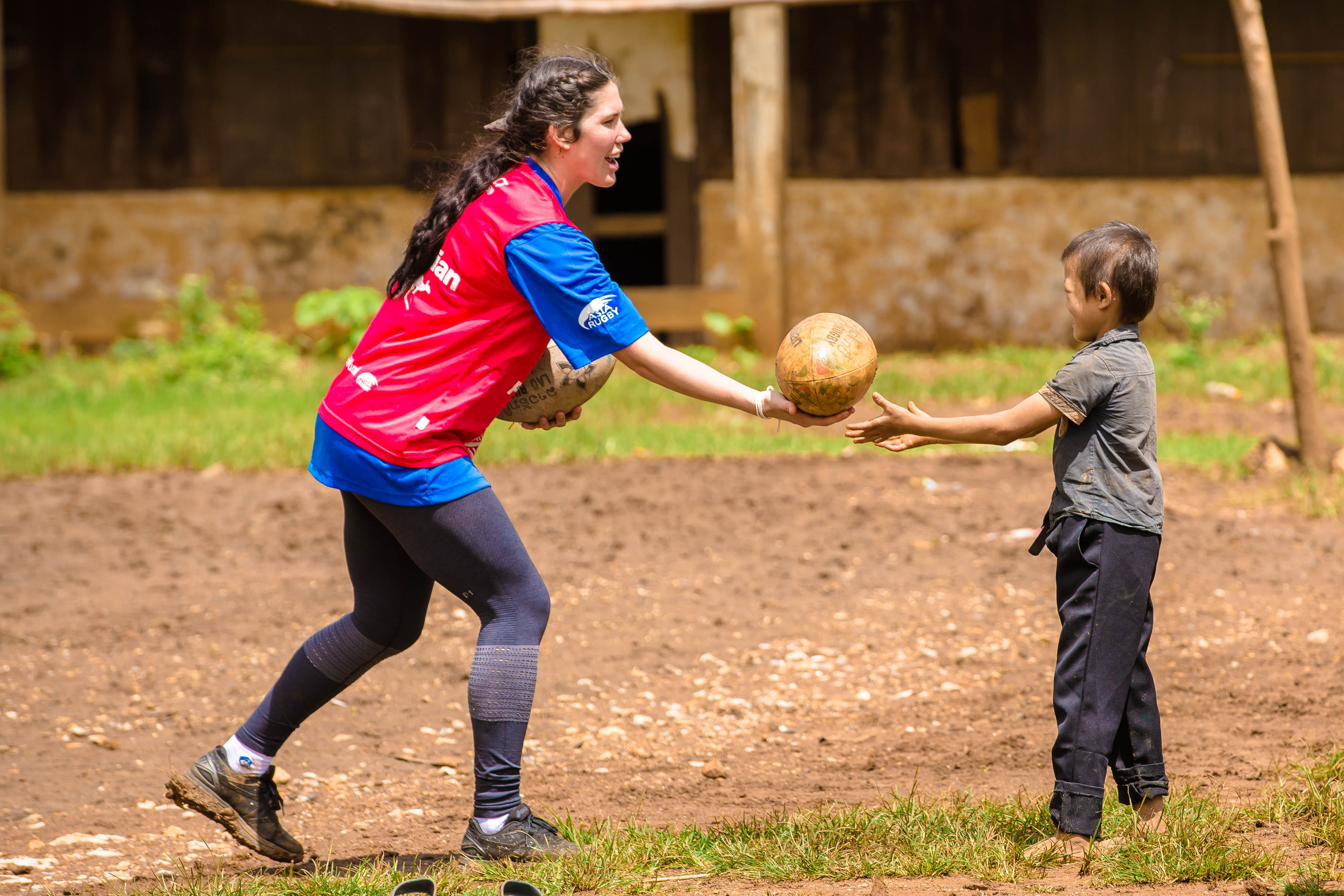 Charlotte Caslick: it is a universal truth that every child loves to play -  ChildFund Rugby